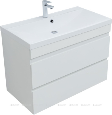 Aquanet Нота New 90 белый глянец без раковины (00335419)