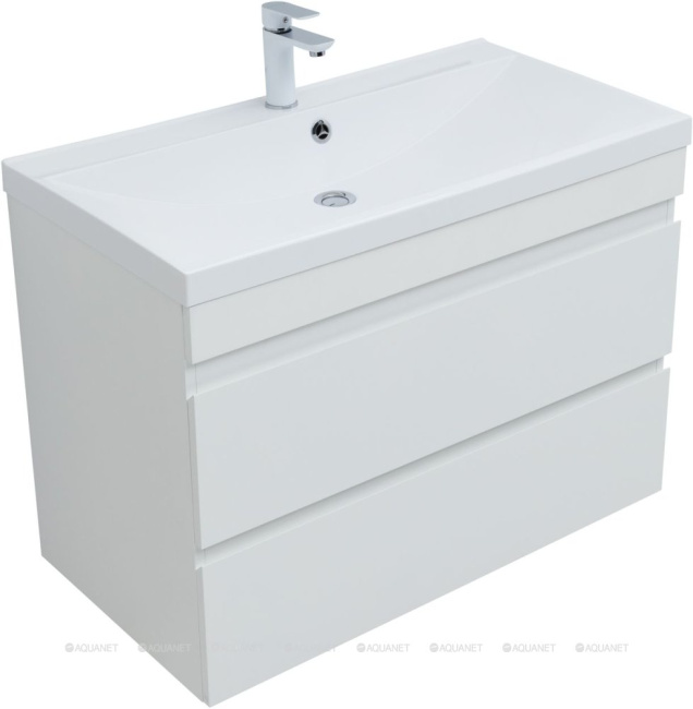 Aquanet Нота New 90 белый глянец без раковины (00335419)