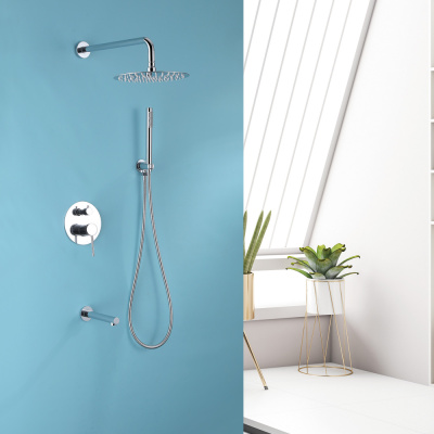 Abber Emotion AF8817 скрытого монтажа с изливом, хром