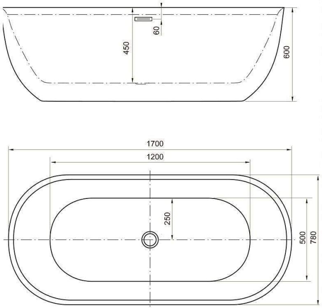 Aquanet Delight 170x78 (00208600)
