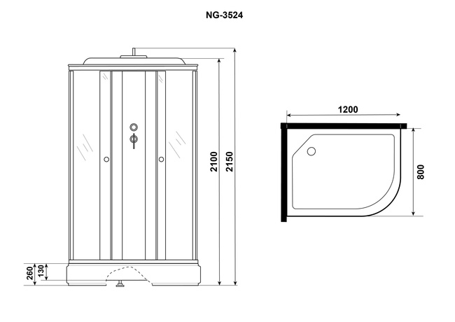 Niagara Eco E120/80/26L/TN 120x80
