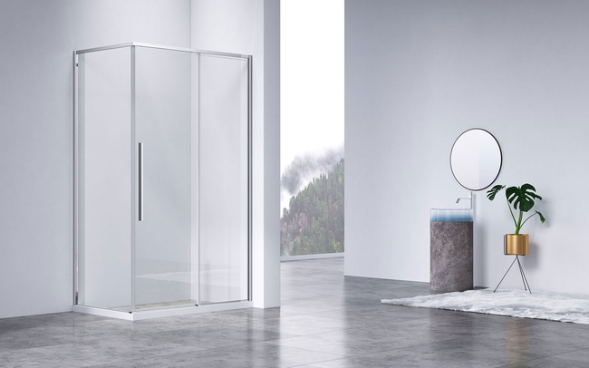Vincea Slim-N VSR-4SN8012CL, 1200*800, хром, стекло прозрачное