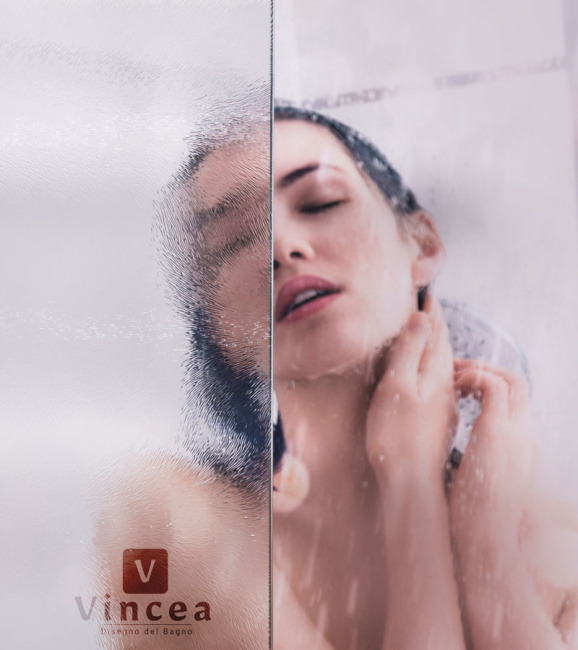 Vincea Garda VSS-1G9011CH, 1100*900, хром, стекло шиншилла без поддона