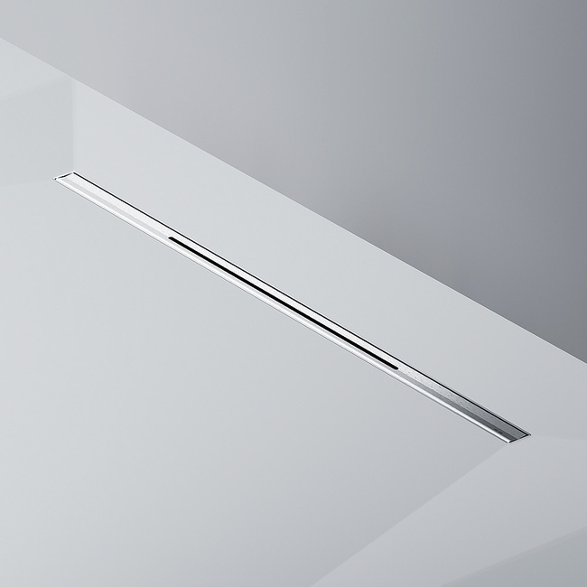 Am.Pm MasterFlow 80 W01SC-S11-080-05SB с решеткой Хром матовый Slim line