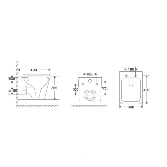 Комплект унитаза с инсталляцией и кнопкой Weltwasser BAMBERG 525 + GELBACH 043 MT-BL + BAMBERG BL