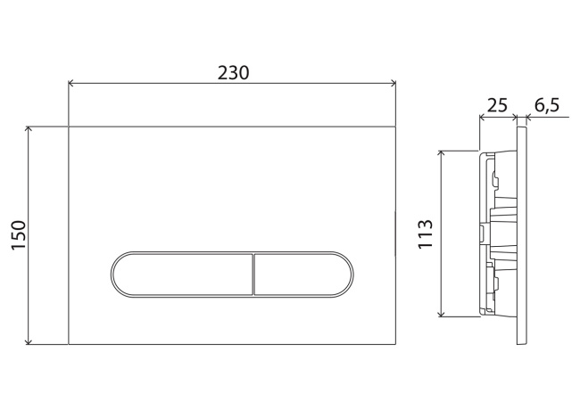 BelBagno BB001-120/BB005-PR-CHROME с кнопкой смыва Белый