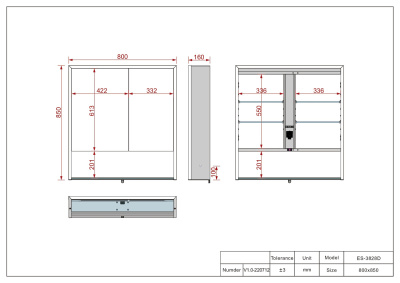 Esbano ES-3828D 80х85