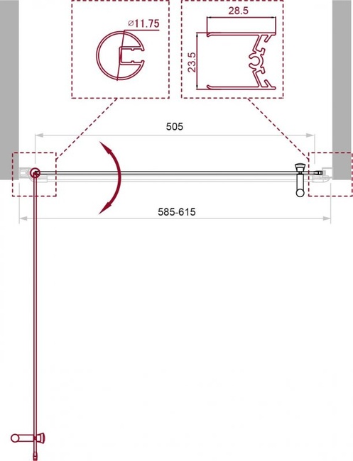 BelBagno UNO-B-1-60-C-Cr