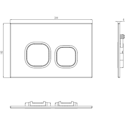 Унитаз с инсталляцией WeltWasser BAMBERG 525+BAARBACH 004 GL-WT+BAMBERG BL белый/кнопка черная, безободковый, с крышкой микролифт