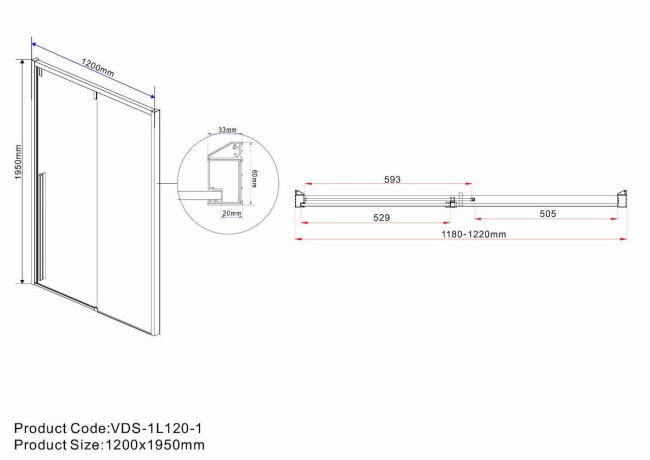Vincea Lugano VDS-1L120CL-1