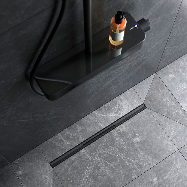 Am.Pm MasterFlow 60 W01SC-S11-060-05BM с Черной матовой решеткой Slim line