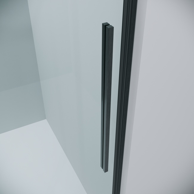 Grossman Galaxy 100.K33.01.110.42.00-200.K33.01.100.42.00 (110х100х195) раздвижная,графит сатин,стекло прозрачное,2 места