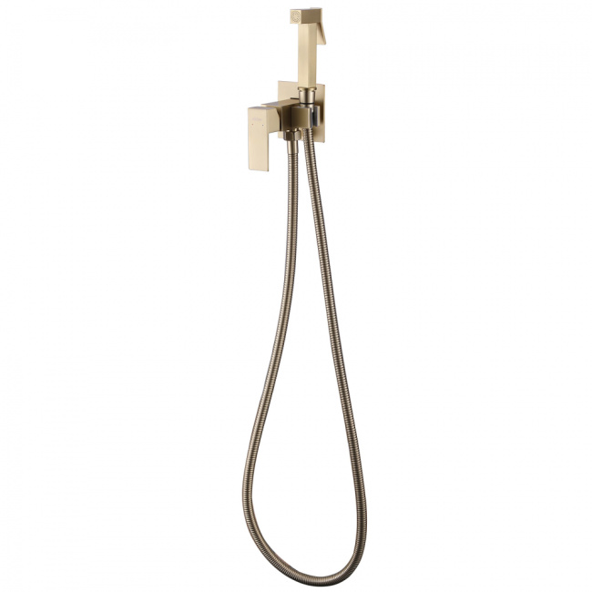 ABBER Daheim AF8226G с гигиеническим душем, золото матовое