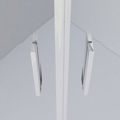 Vincea Garda VSS-1G8010CLGM, 1000*800, вороненая сталь, стекло прозрачное