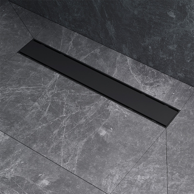 Am.Pm PrimeFlow 50 W02SC-U11-050-04BM с Черной матовой решеткой / под плитку Tile