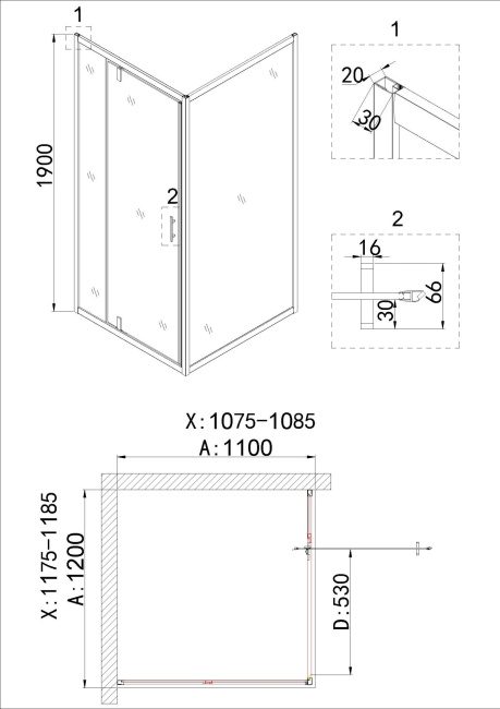 Niagara Nova NG-43-12AG 120x190
