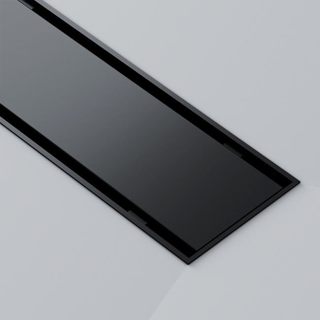 Am.Pm PrimeFlow 80 W02SC-U11-080-04BM с Черной матовой решеткой / под плитку Tile