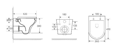 Унитаз с инсталляцией WeltWasser AMBERG 350 + ODENBACH 004 GL-WT + AMBERG RD-MT CR белый/кнопка матовый хром