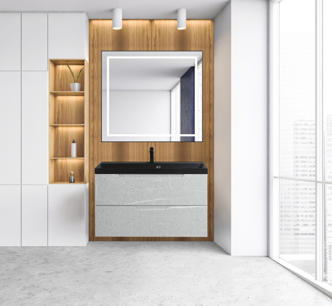 BelBagno Vittoria 90 VITTORIA-900-2C-SO-TB-P подвесная Toros Bianco